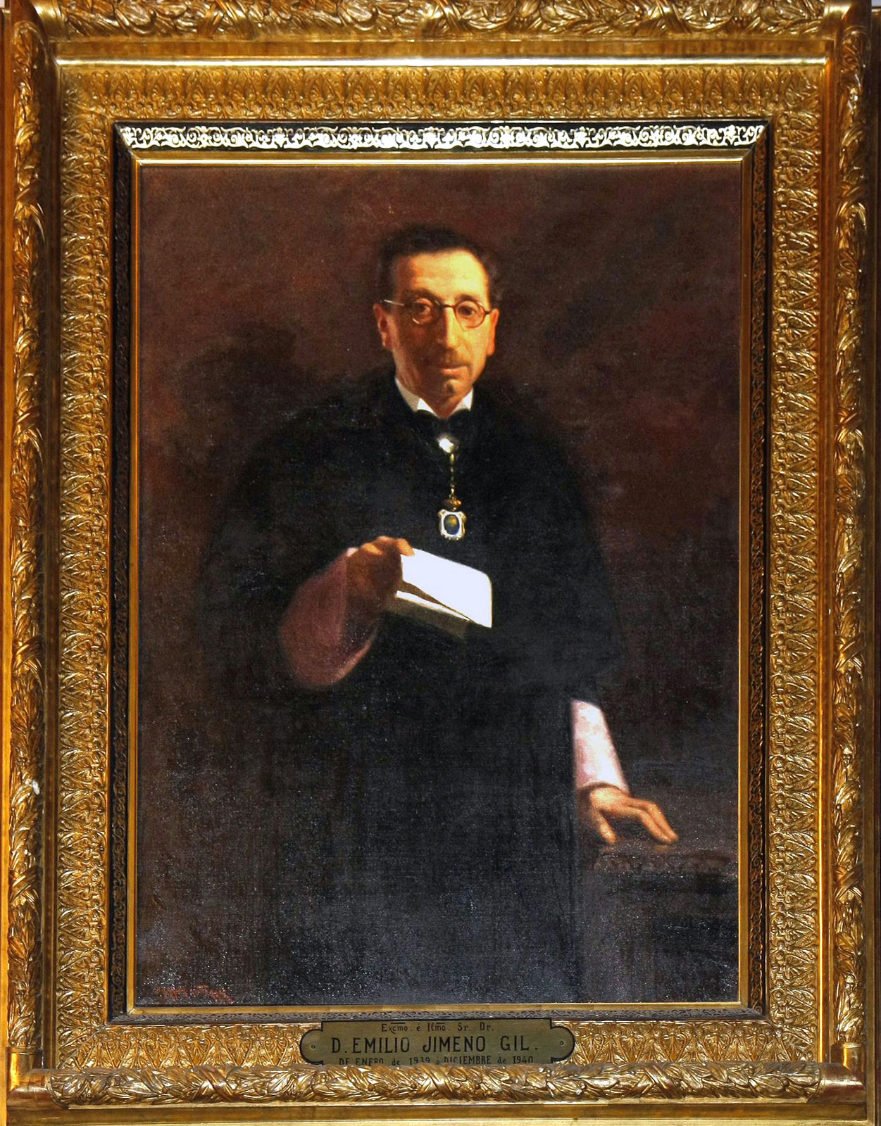 Retrat del rector Emilio Jimeno Gil