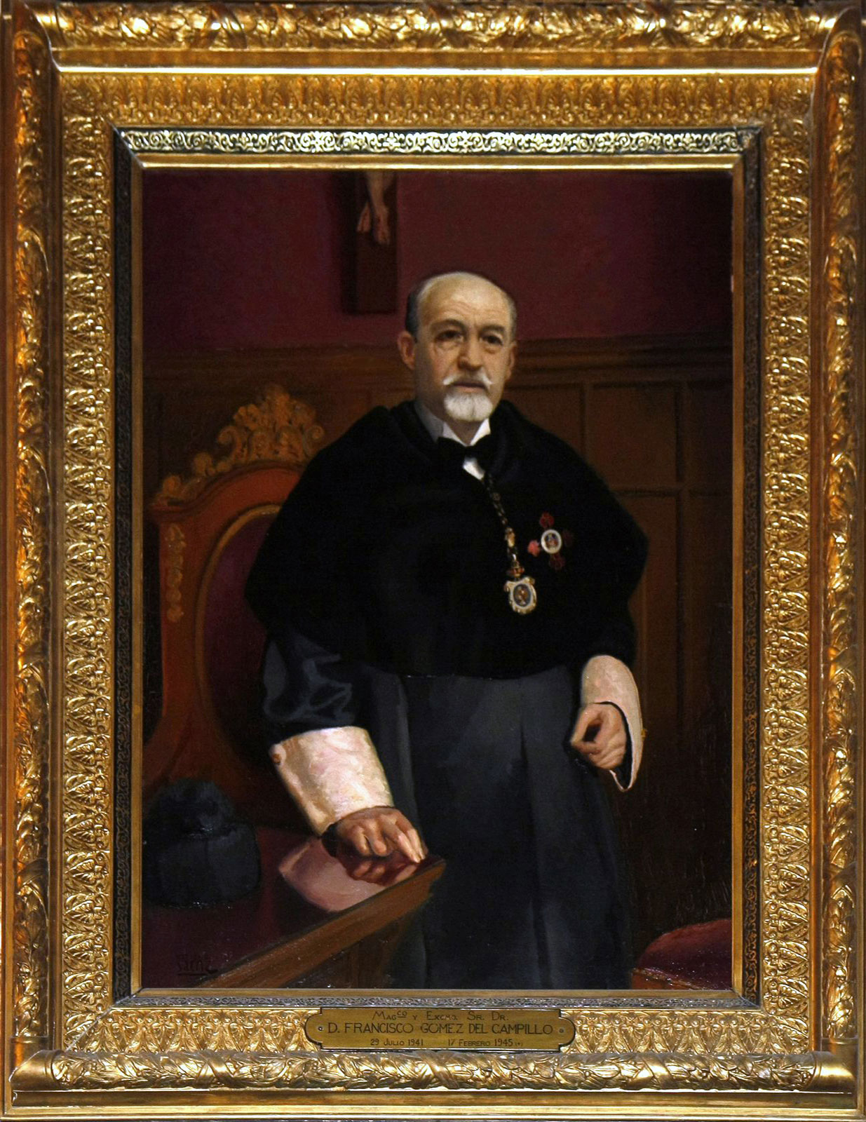 Retrat del rector Francisco Gómez del Campillo