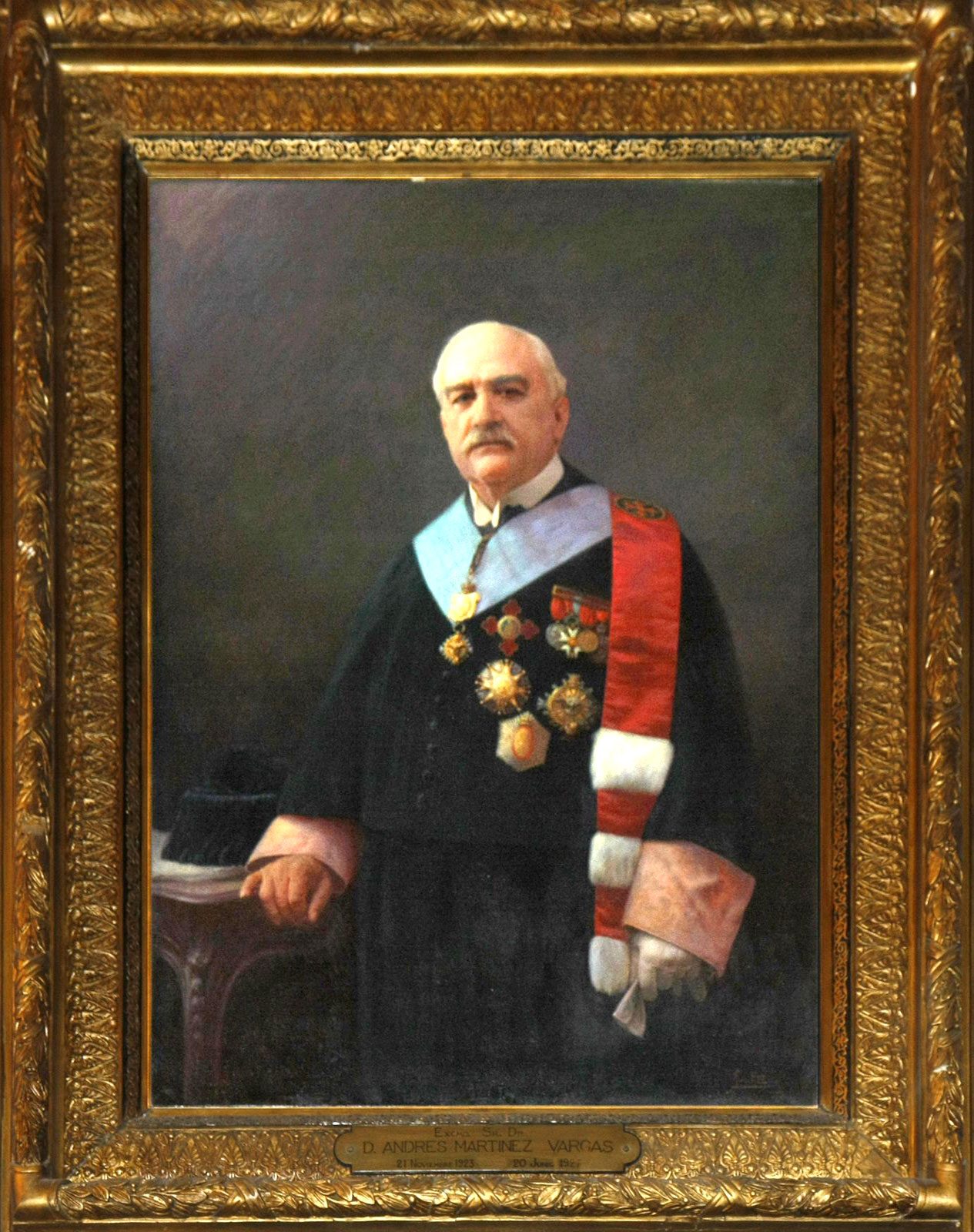 Retrat del rector Andrés Martínez Vargas
