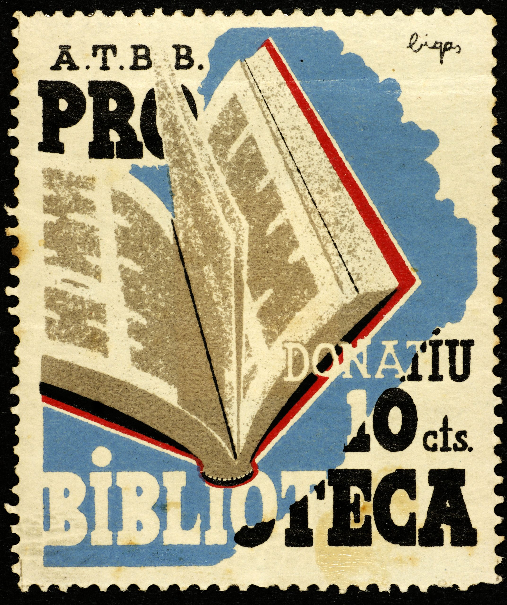 A.T.B.B. pro donatiu Biblioteca: 10 cèntims (Bigas)