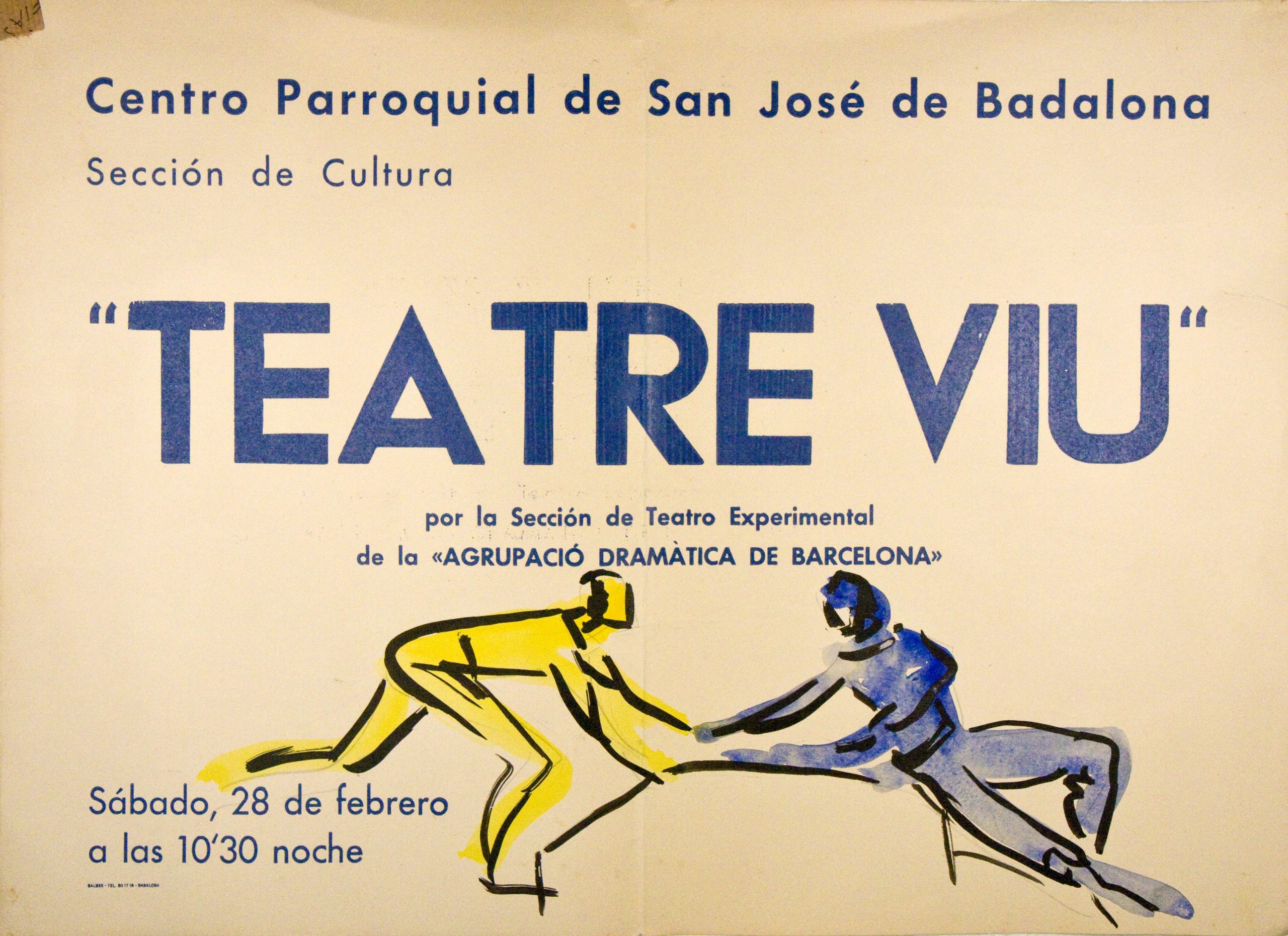 Actuació del Teatre Viu al Centre Parroquial de Sant Josep de Badalona