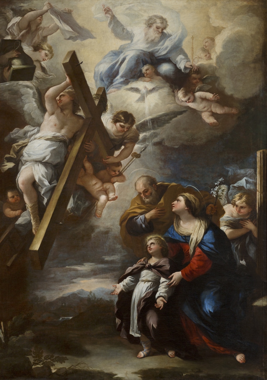 Sagrada Família amb els atributs de la Passió