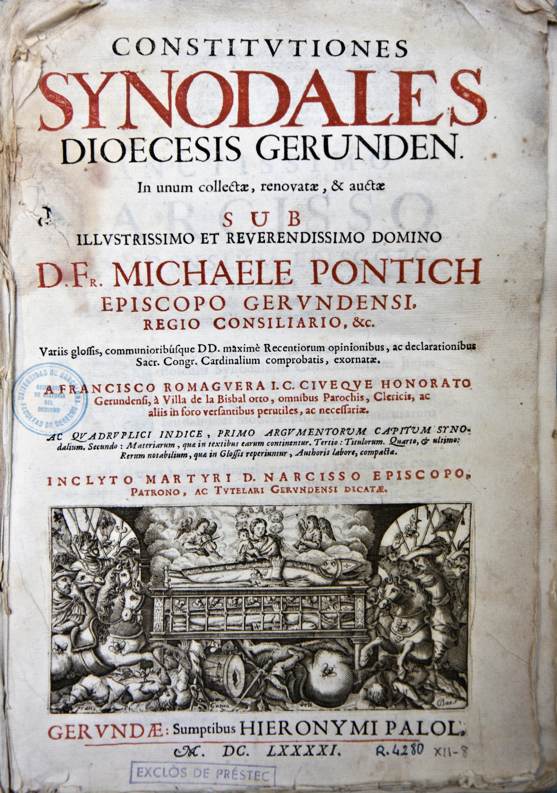 Constitutiones synodales diocesis Gerunden(sis)