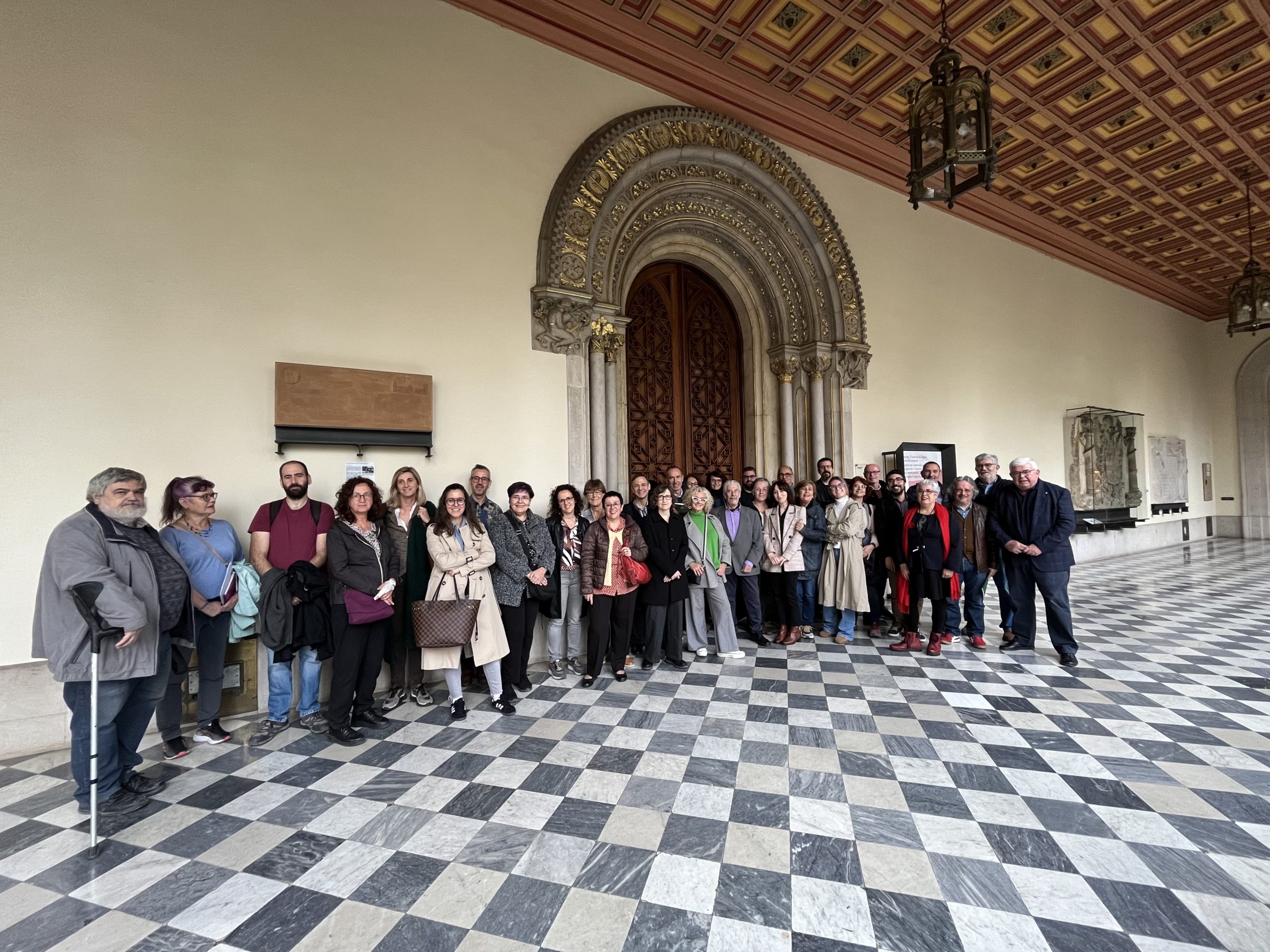 Assistents a la jornada celebrada amb motiu de la reunió de la Comissió Assessora de Patrimoni Cultural el 9 de novembre de 2023